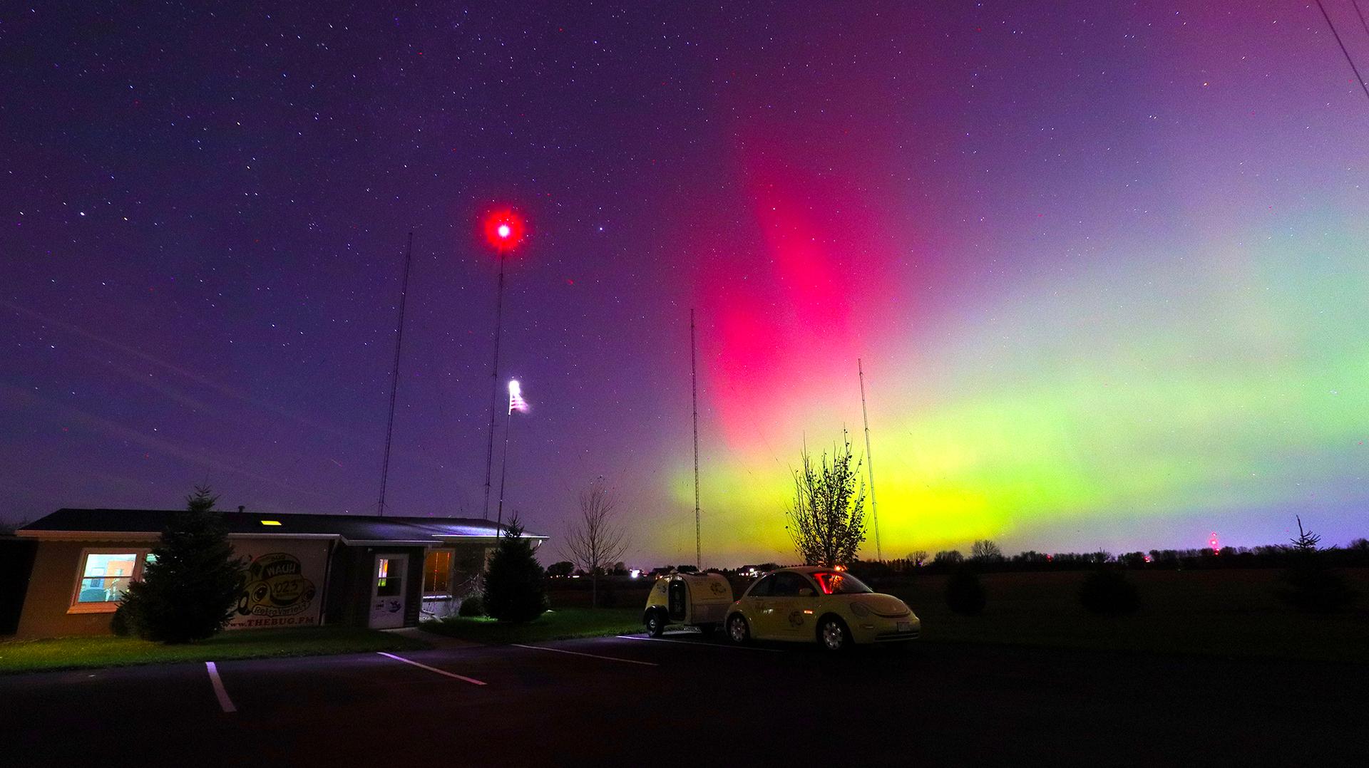PHOTOS: The brilliant Northern Lights appear over Ripon